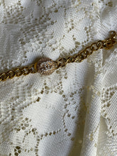 Load image into Gallery viewer, Pearl Quilted Gold Bracelet
