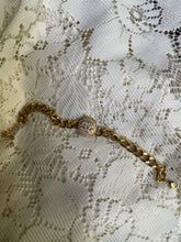Load image into Gallery viewer, Crystal Quilted Gold Bracelet
